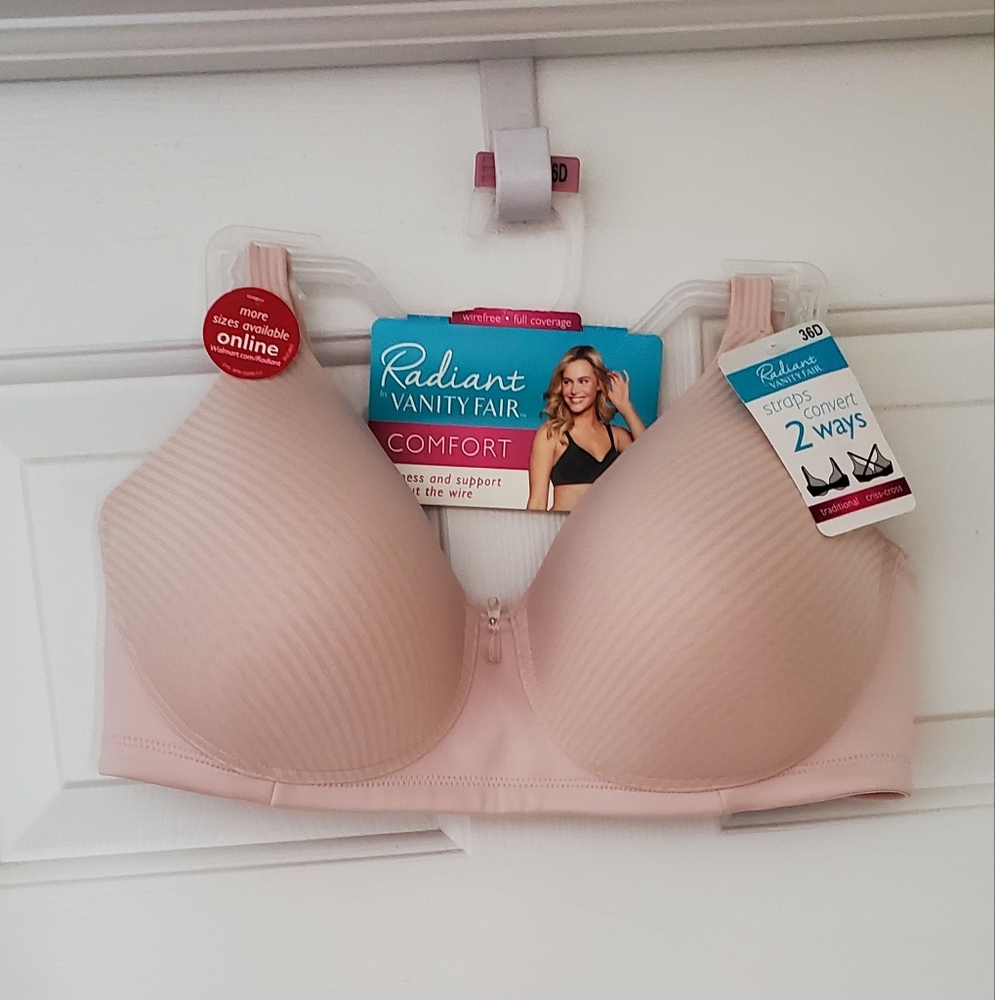 36D Vanity Fair Radiant Comfort #2389 Wireless Bra